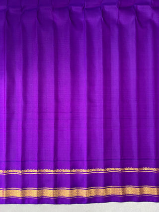 GADWAL PURE SILK HANDLOOM SAREE WITH KUTTU TEMPLE BORDER