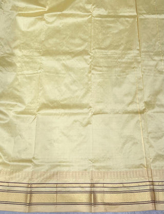 Narayanpet Pure Silk Saree with temple border