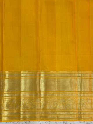 KANCHIPURAM PURE SILK CHECKS BUTTA SAREE