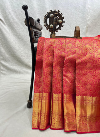 KANCHIPURAM PURE SILK THREAD TISSUE SAREE