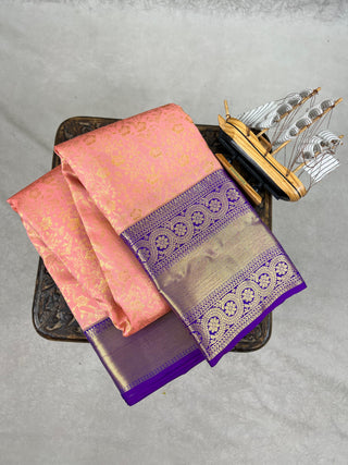 KANCHIPURAM PURE SILK THREAD TISSUE SAREE