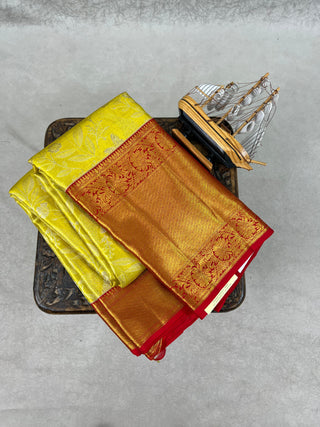 KANCHIPURAM PURE SILK TISSUE SAREE