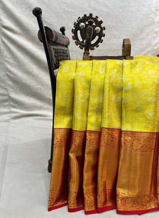 KANCHIPURAM PURE SILK TISSUE SAREE