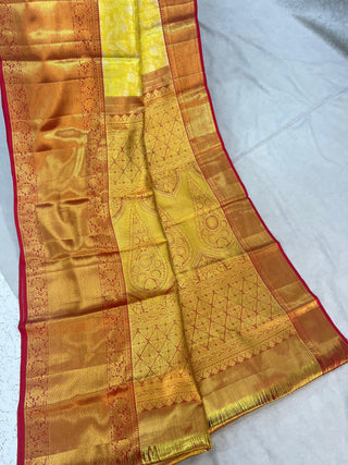 KANCHIPURAM PURE SILK TISSUE SAREE
