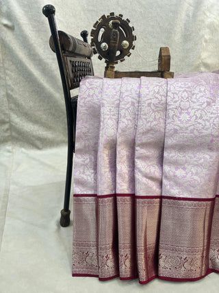 KANCHIPURAM PURE SILK THREAD TISSUE SAREE