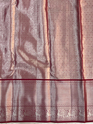KANCHIPURAM PURE SILK THREAD TISSUE SAREE