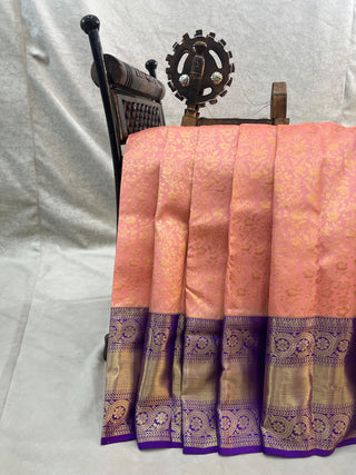 KANCHIPURAM PURE SILK THREAD TISSUE SAREE
