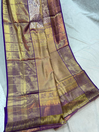 KANCHIPURAM PURE SILK TISSUE SAREE