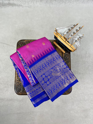 SEMI GADWAL SAREE
