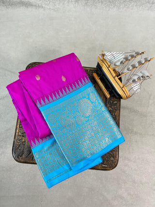 SEMI GADWAL SAREE