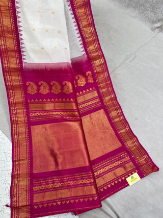GADWAL PURE COTTON SILK (SICO) SAREE