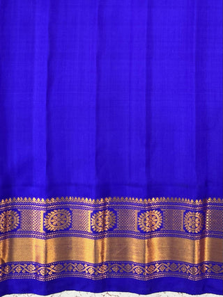 HANDLOOM GADWAL PURE SILK SAREE (GANGA JAMUNA BORDER)