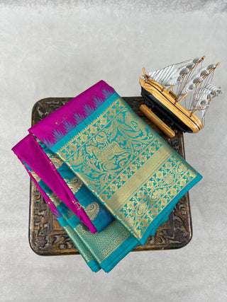 SEMI GADWAL SAREE
