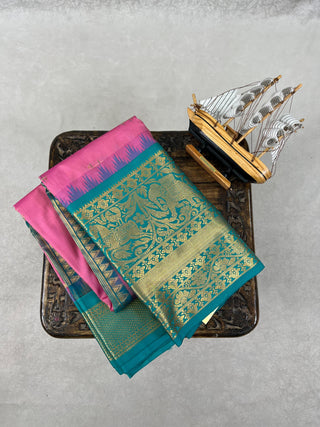 SEMI GADWAL SAREE