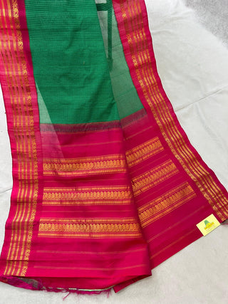 GADWAL PURE COTTON KUTTU BORDER