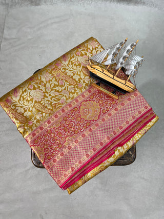 KANCHIPURAM PURE SILK TISSUE SAREE