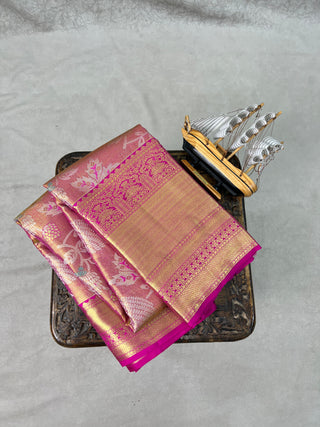 KANCHIPURAM PURE SILK BROCADE SAREE