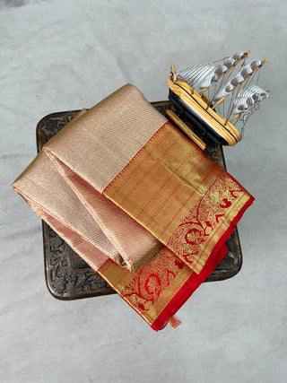 KANCHIPURAM PURE SILK BROCADE SAREE