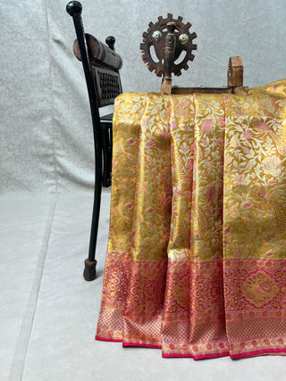 KANCHIPURAM PURE SILK TISSUE SAREE