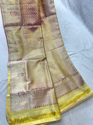 KANCHIPURAM PURE SILK TISSUE SAREE