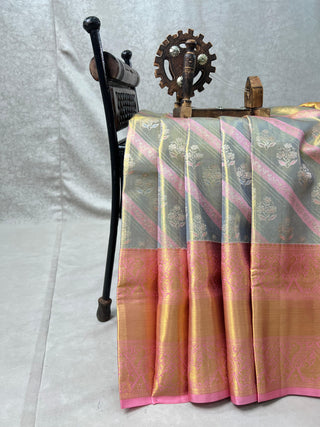 KANCHIPURAM PURE SILK TISSUE SAREE