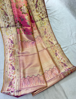 KANCHIPURAM PURE SILK TISSUE SAREE