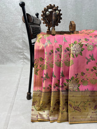 KANCHIPURAM PURE SILK TISSUE SAREE