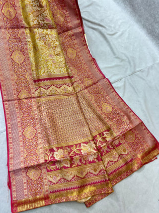 KANCHIPURAM PURE SILK TISSUE SAREE