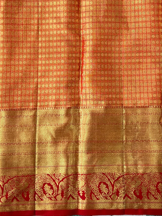 KANCHIPURAM PURE SILK BROCADE SAREE