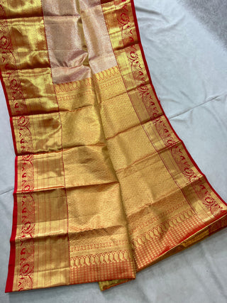 KANCHIPURAM PURE SILK BROCADE SAREE