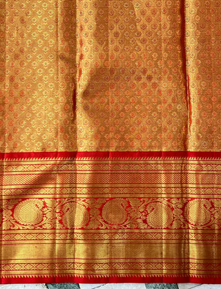 KANCHIPURAM PURE SILK BROCADE SAREE