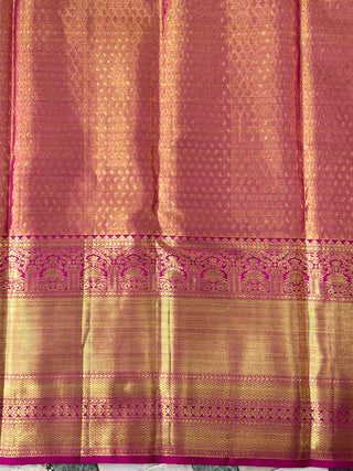 KANCHIPURAM PURE SILK BROCADE SAREE
