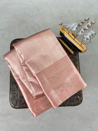 KANCHIPURAM PURE SILK SELF SAREE