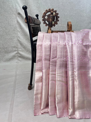 KANCHIPURAM PURE SILK SELF SAREE