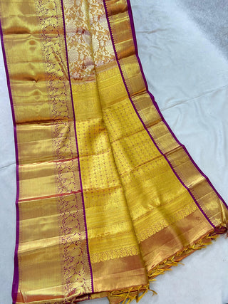 KANCHIPURAM PURE SILK TISSUE SAREE