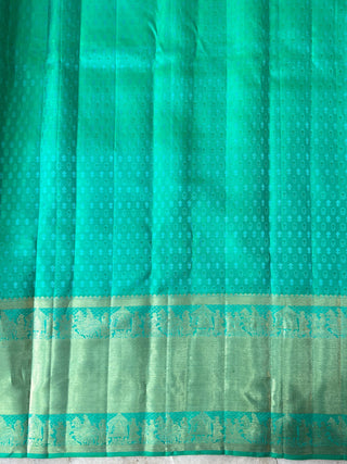 KANCHIPURAM PURE SILK SELF SAREE