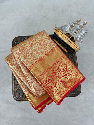 KANCHIPURAM PURE SILK TISSUE SAREE