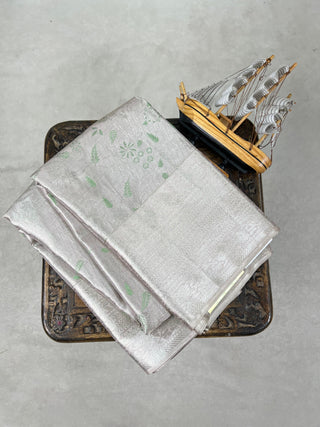 KANCHIPURAM PURE SILK SELF SAREE
