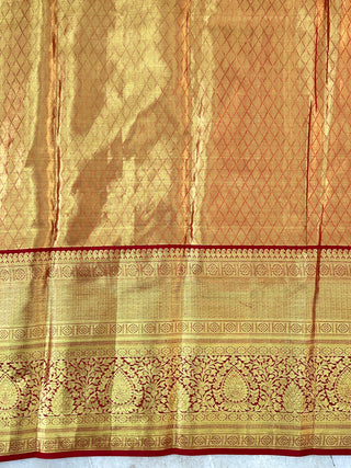 KANCHIPURAM PURE SILK KUTTU SAREE