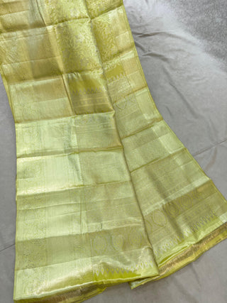 KANCHIPURAM PURE SILK SELF SAREE