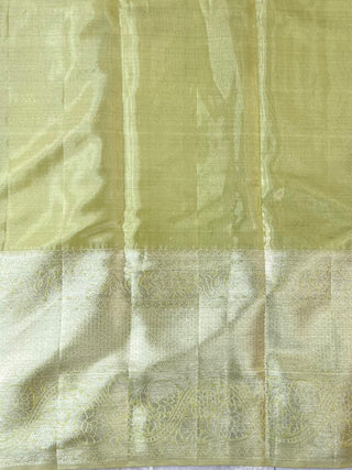 KANCHIPURAM PURE SILK SELF SAREE