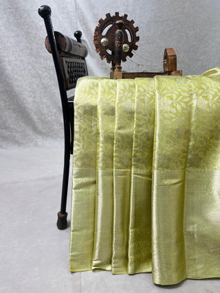 KANCHIPURAM PURE SILK SELF SAREE