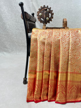 KANCHIPURAM PURE SILK TISSUE SAREE