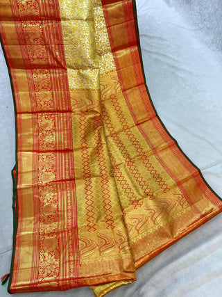 KANCHIPURAM PURE SILK TISSUE SAREE