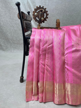 KANCHIPURAM PURE SILK SELF SAREE