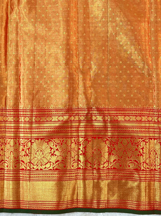 KANCHIPURAM PURE SILK TISSUE SAREE