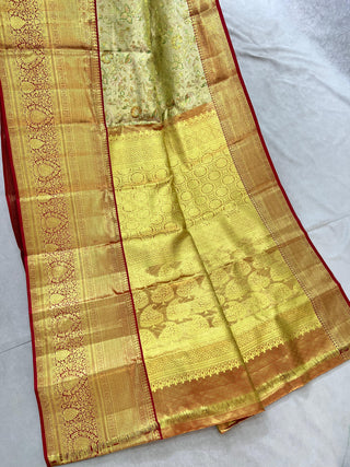KANCHIPURAM PURE SILK KUTTU SAREE