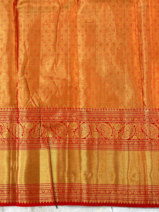 KANCHIPURAM PURE SILK KUTTU SAREE