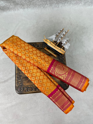GADWAL PURE SILK HANDLOOM BROCADE SAREE