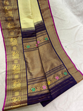 GADWAL PURE SILK HANDLOOM BROCADE SAREE